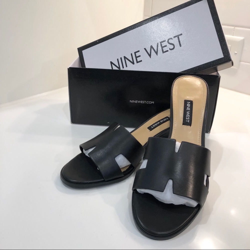 Nine West Aubrey Open Toe Slide Sandal